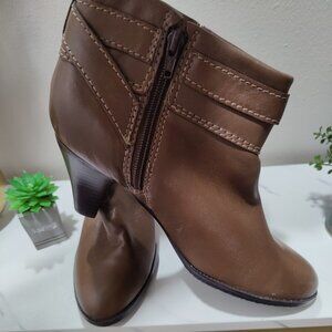 A.N.A Brown Booties with heel